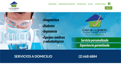 Desktop Screenshot of casadeladiabetescali.com